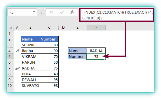 INDEX  Function in Excel- 10 Examples