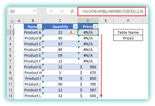VLOOKUP Formula in Excel to Compare Values Between Two Columns23