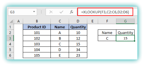How to use XLOOKUP 