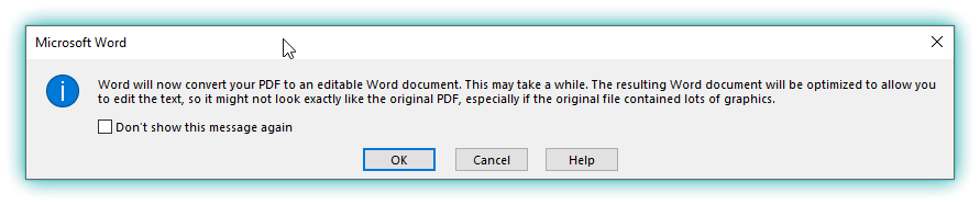 VBA Code to Convert PDF to WORD File1