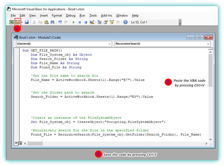 VBA Get File Path from Filename