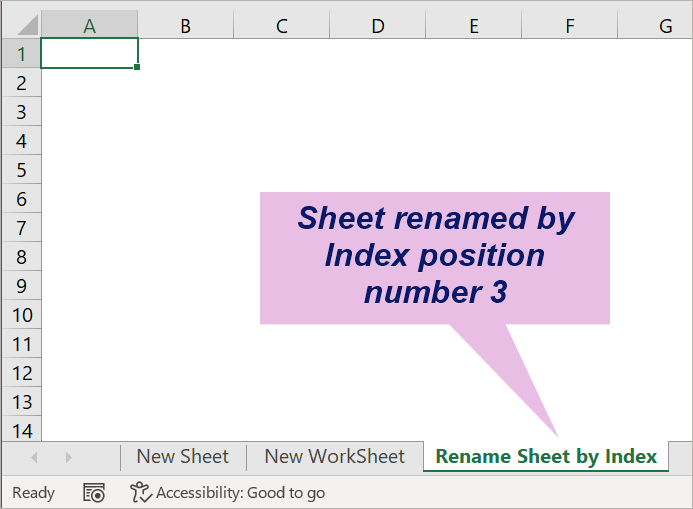 vba excel rename sheet5